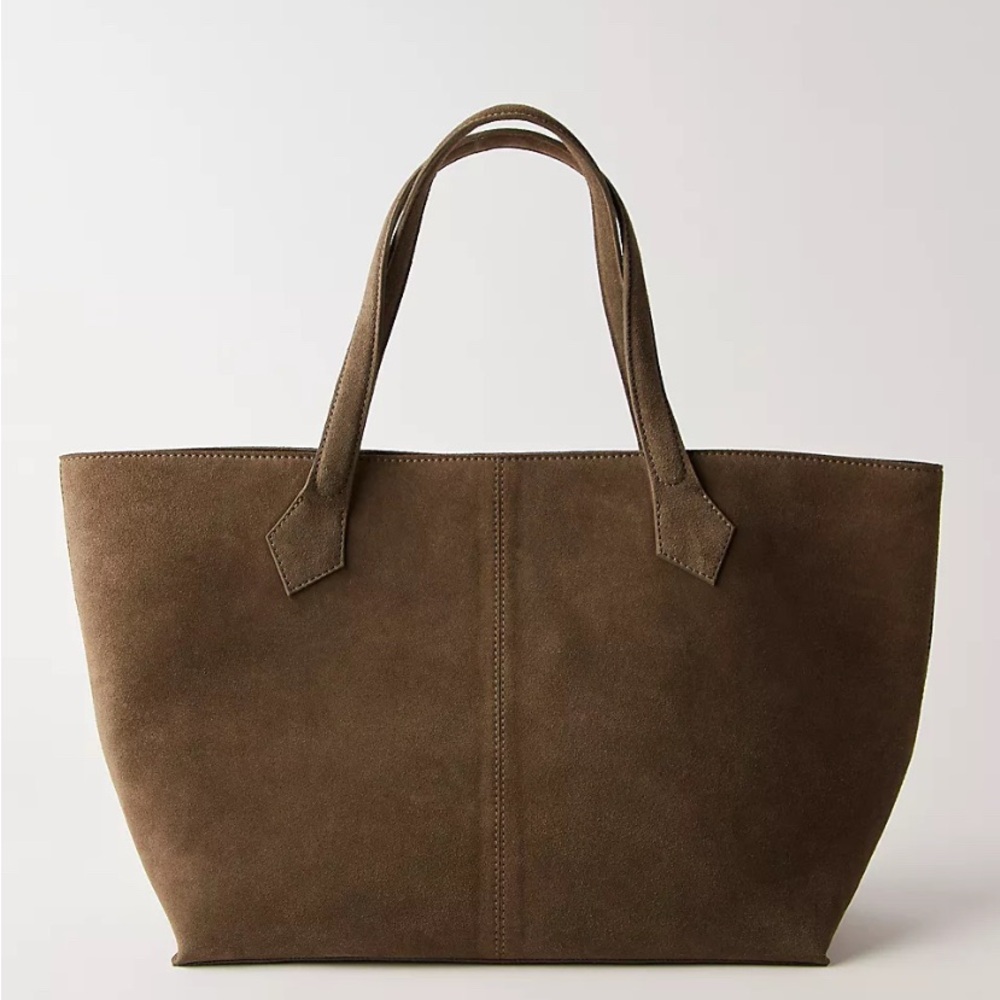 NWT Free People Avery East West Tote (Olive)